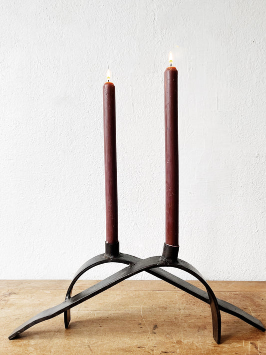 Vintage Iron Candelabra