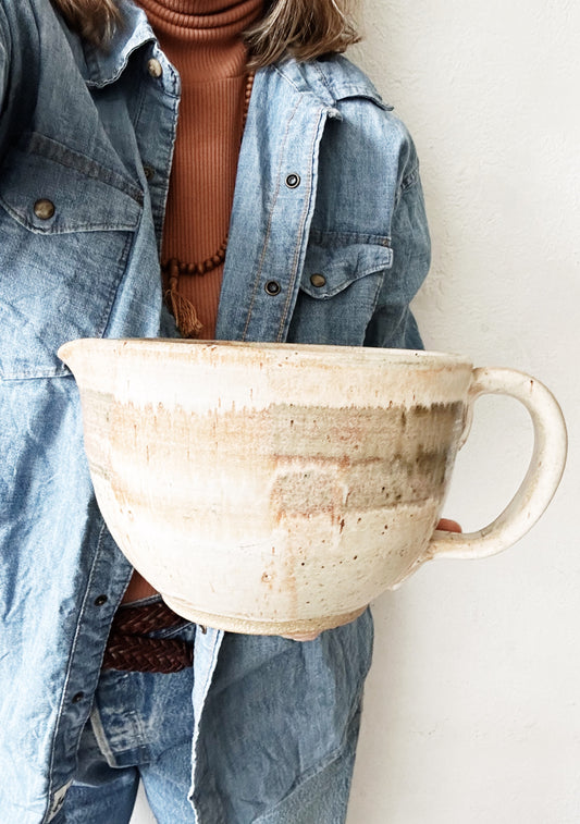 Large Stoneware Mixing Bowl