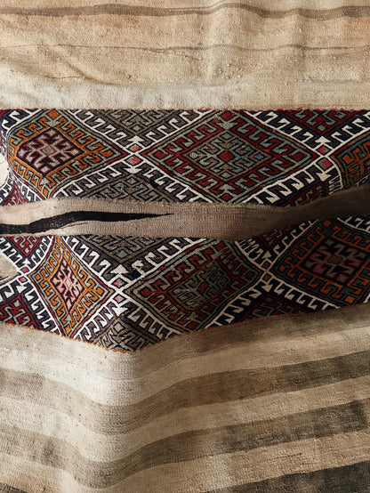 Antique Woven Moroccan Berber Rug / Textile