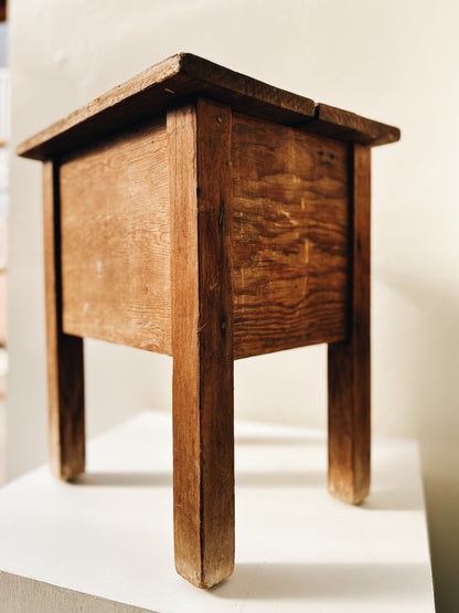 Primitive Shoeshine Box