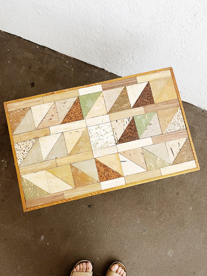 Vintage Tiled Side Table