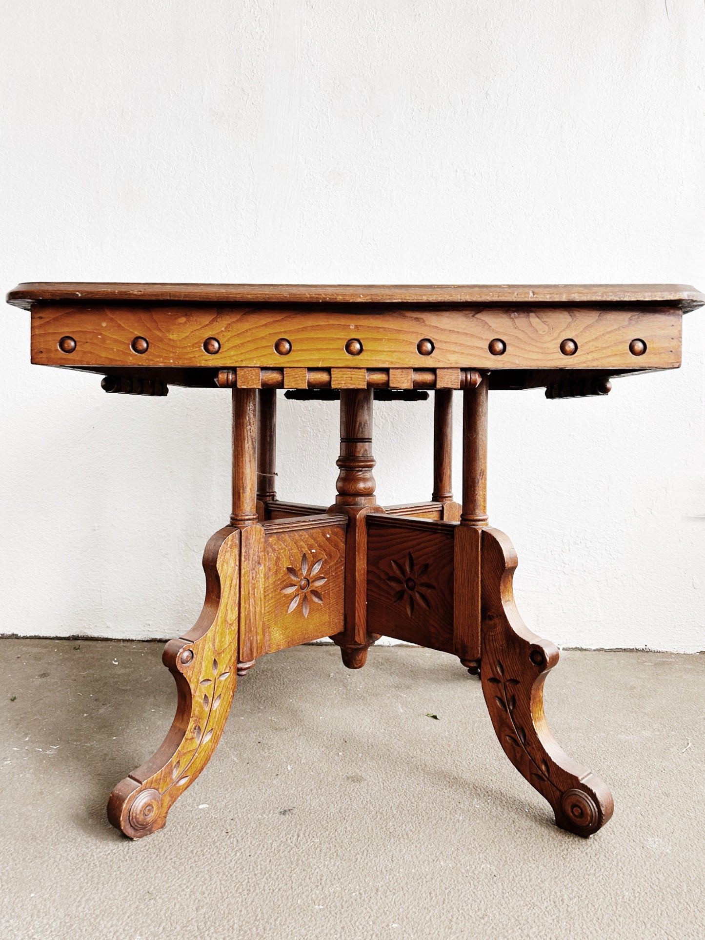 Early 1900’s Eastlake Parlor Table