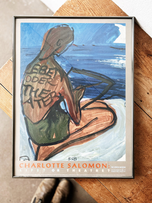 Vintage Charlotte Salomon Exhibit Poster