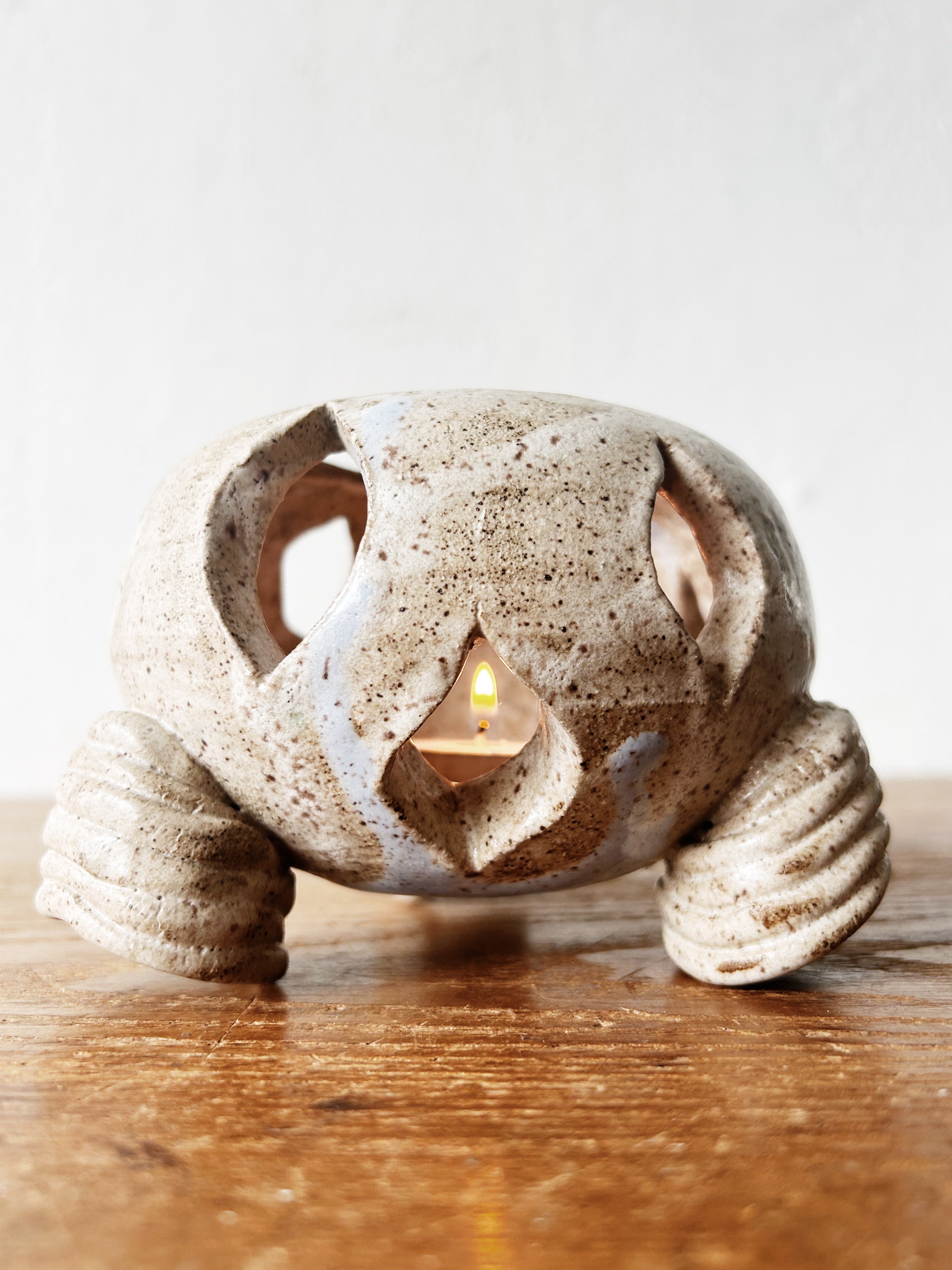 Handmade Stoneware Luminary - Thumbnail 3