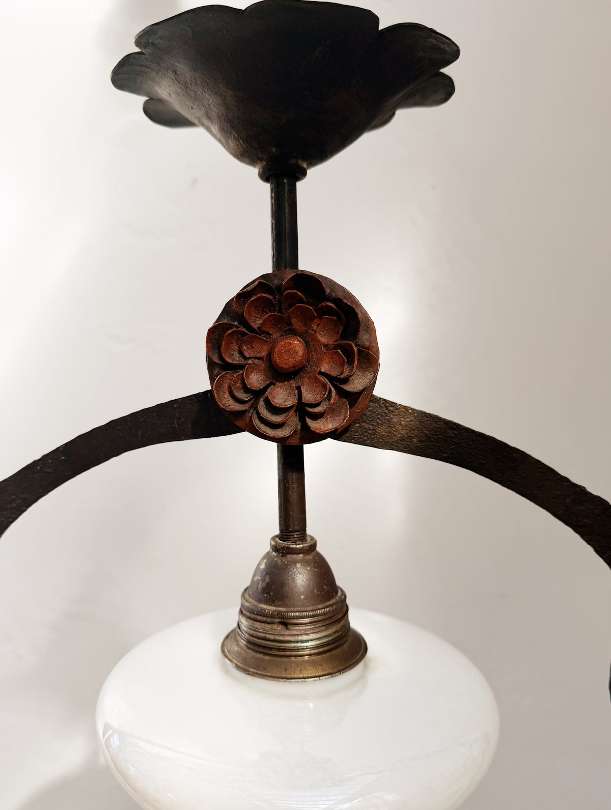 Antique Tole Ceiling Lamp