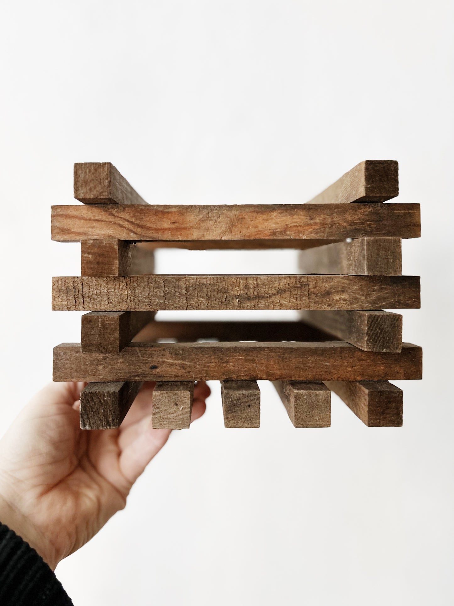 Slatted Wood Box