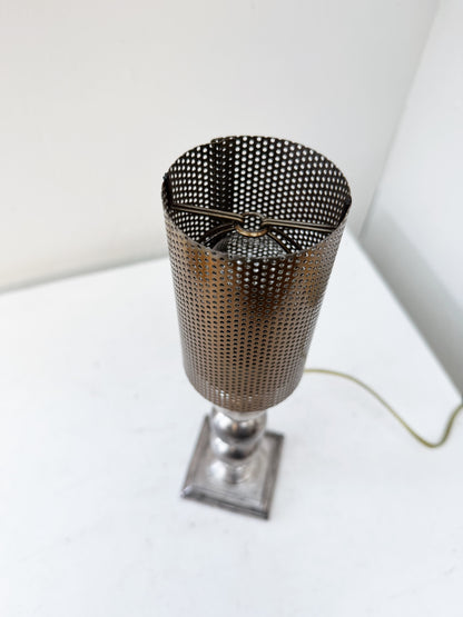 Vintage Nickel Lamp