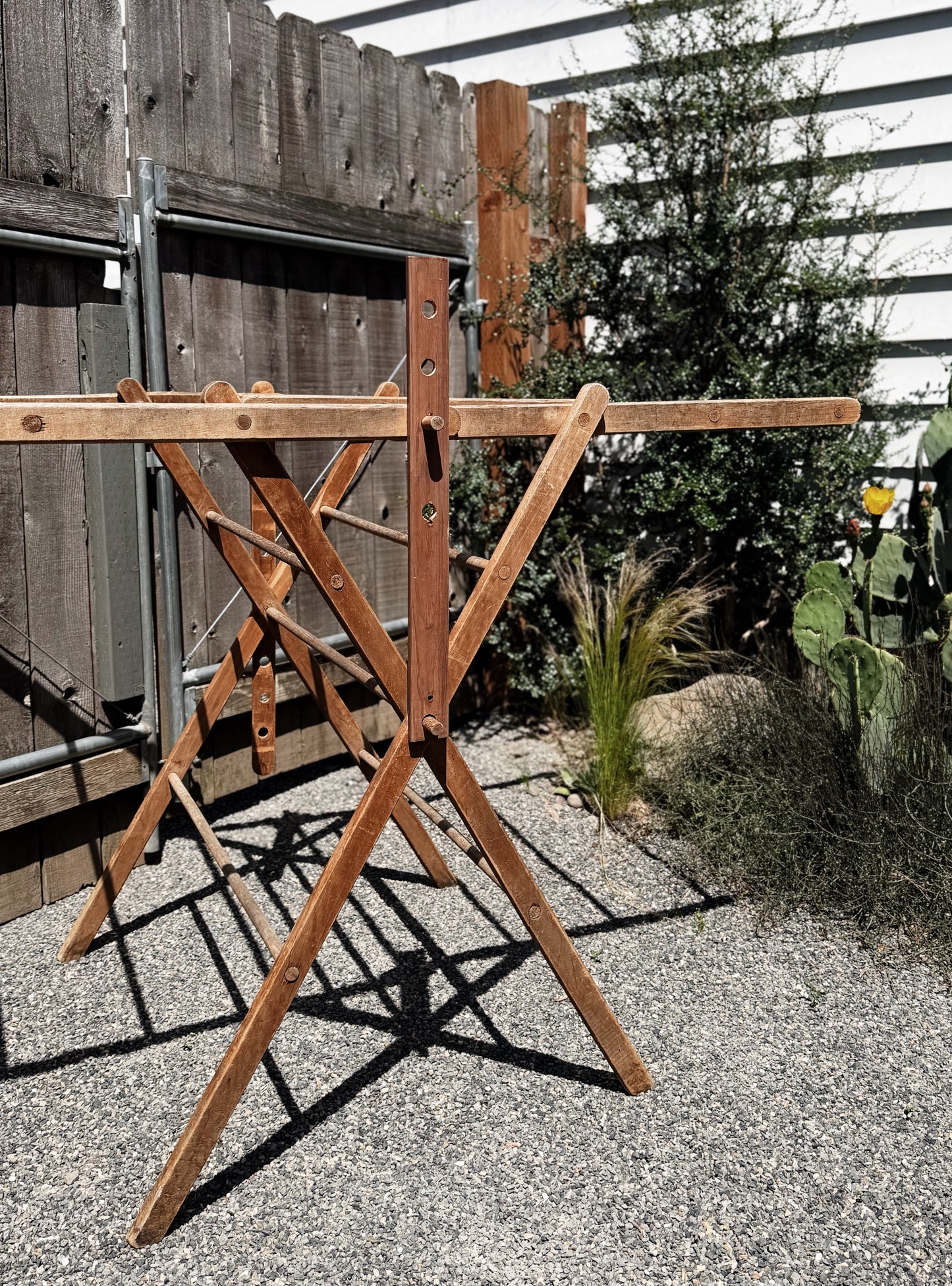 Primitive Wood Drying Rack