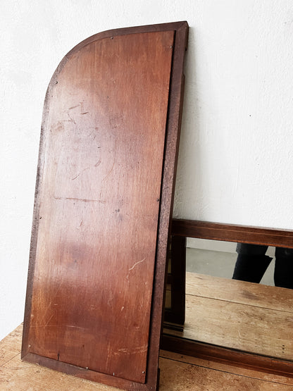 Antique Arched Inlay Mirror