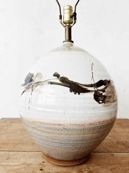 Large Vintage Ceramic Lamp
