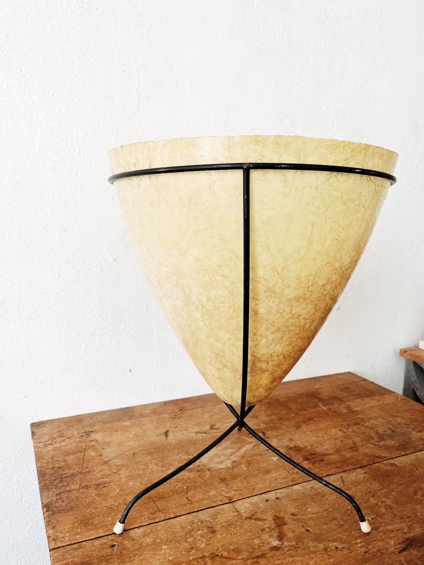 Mid Century Fiberglass Bullet Planter