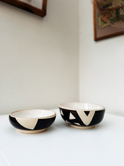 Pair of Handmade Nesting Bowls