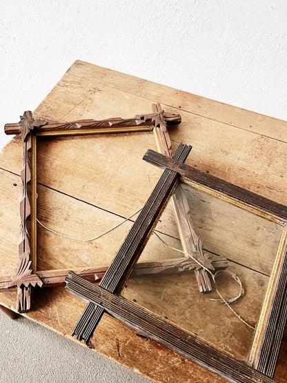 Antique Adirondak Wood Frame