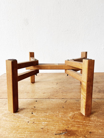Vintage Adjustable Wood Stand