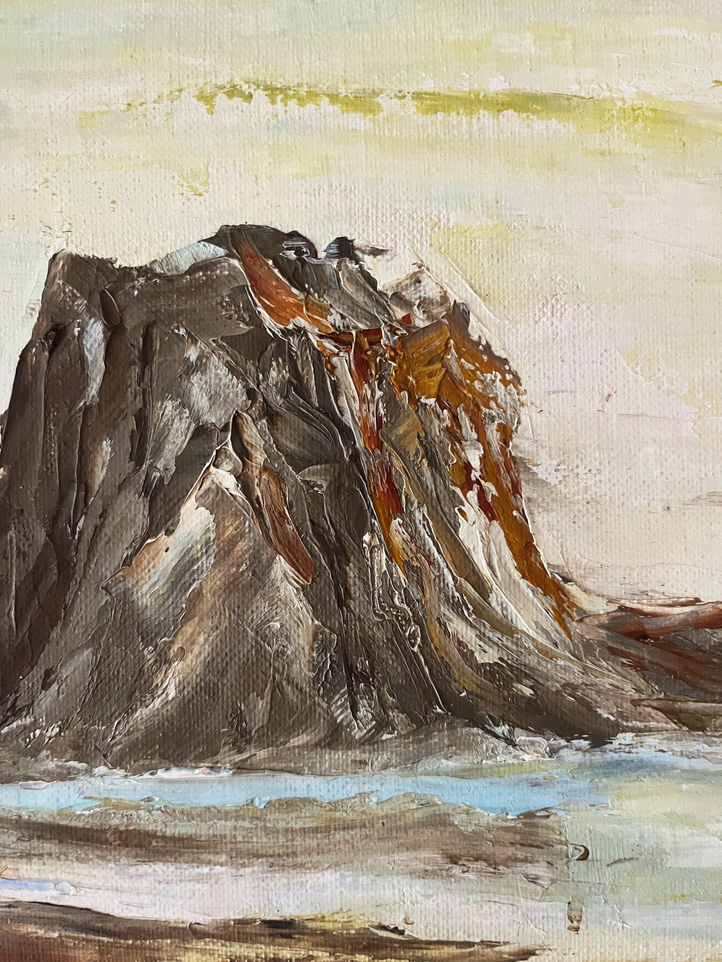 Mid Century Seascape Painting