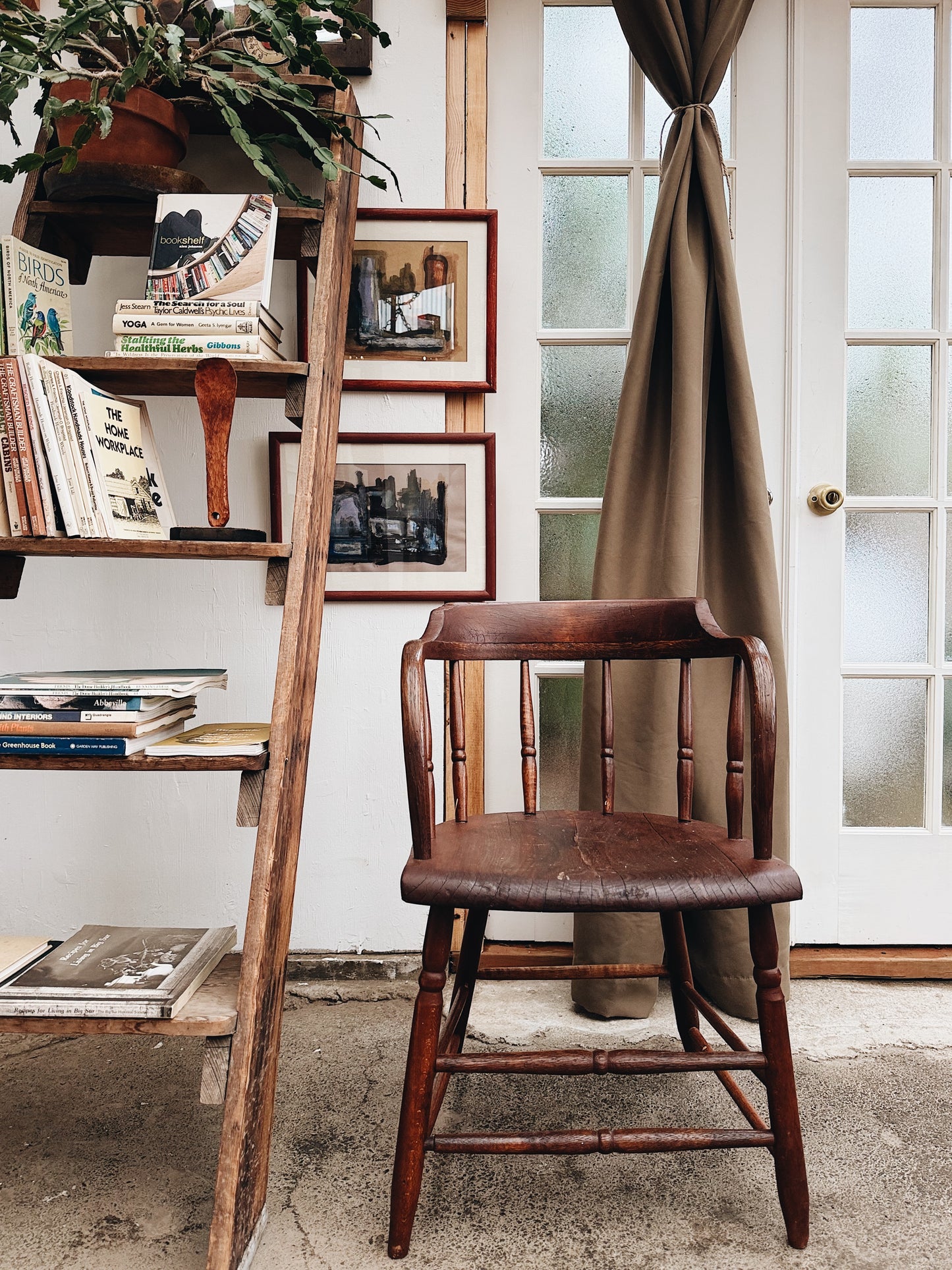 Vintage 1970s Abstract Landscape Painting