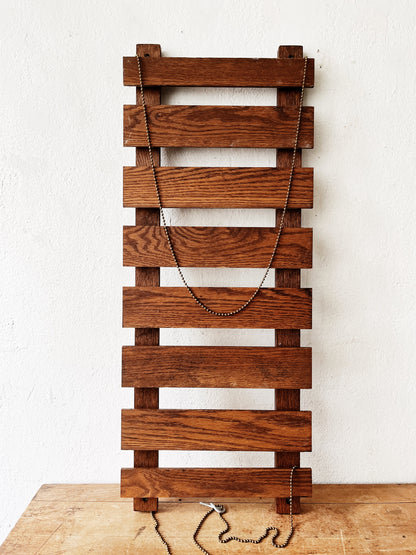 Vintage Oak Hanging Rack