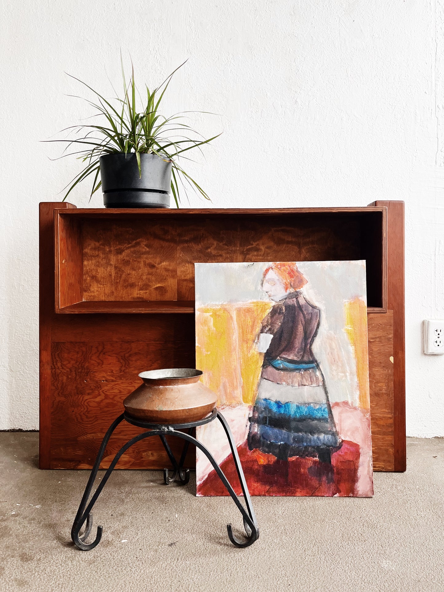 Vintage Chunky Headboard Shelf