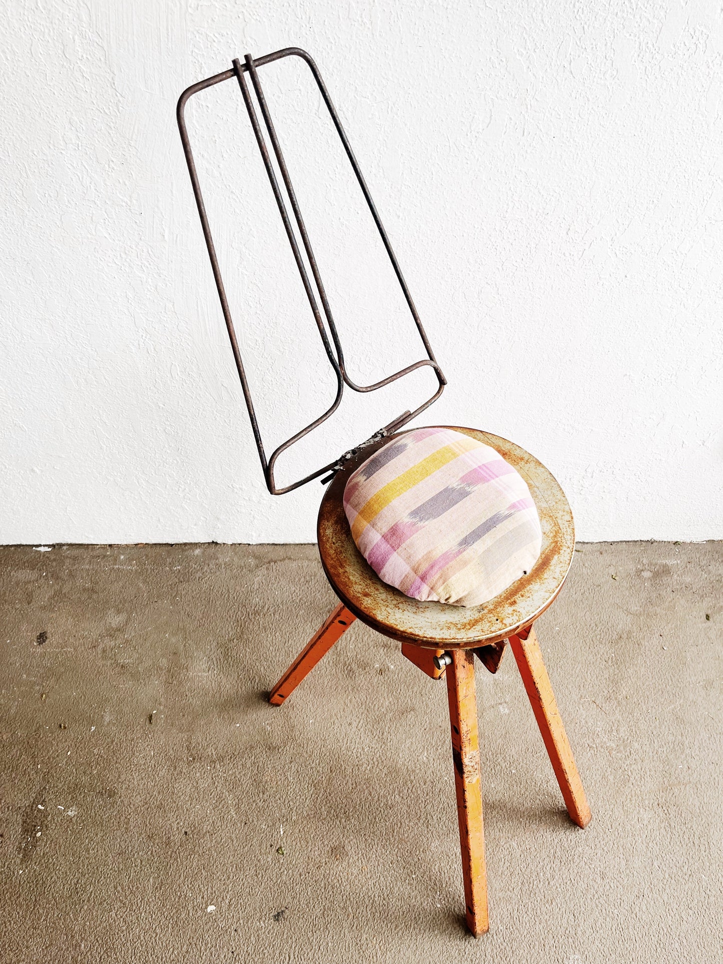 Industrial Folk Art Chair