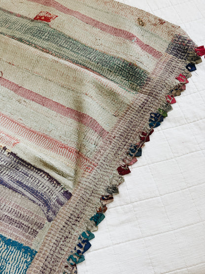 Vintage Patchwork Kantha Quilt