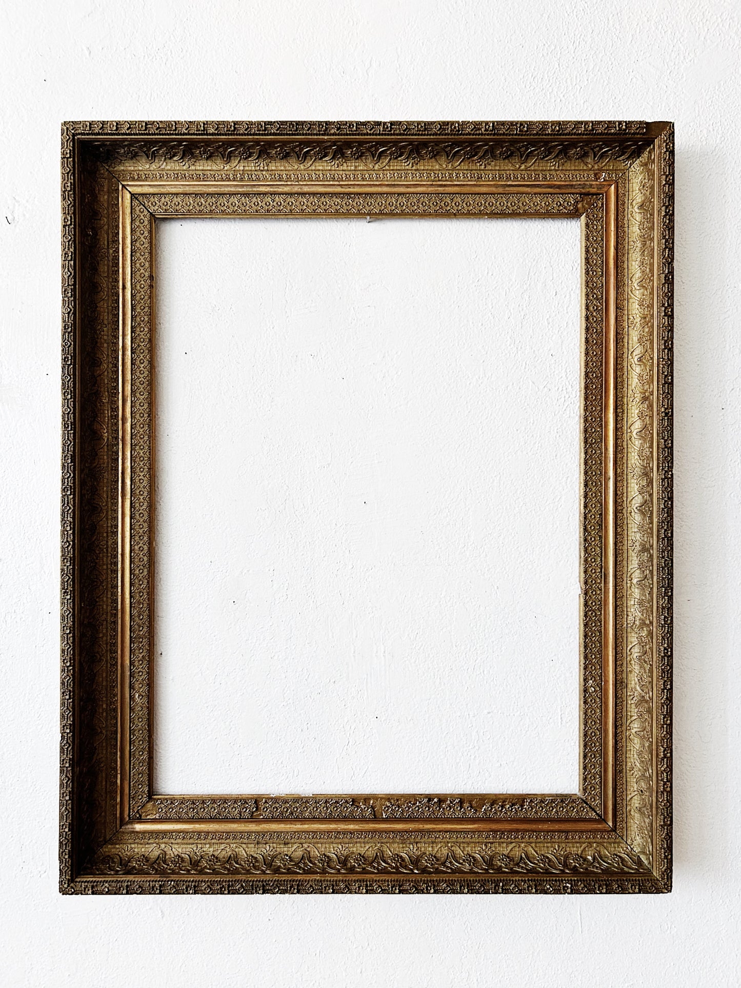 Large Antique Gesso Frame