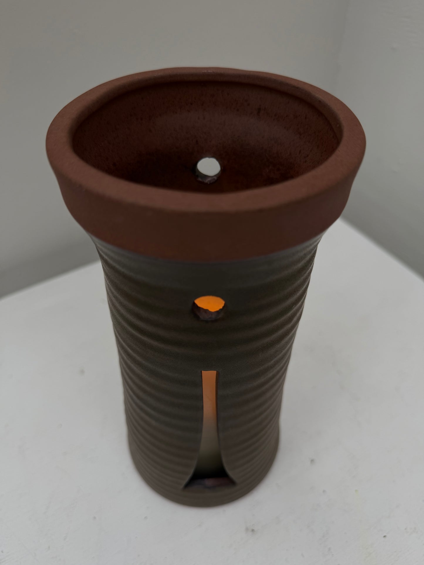 Vintage Ceramic Luminary Vase