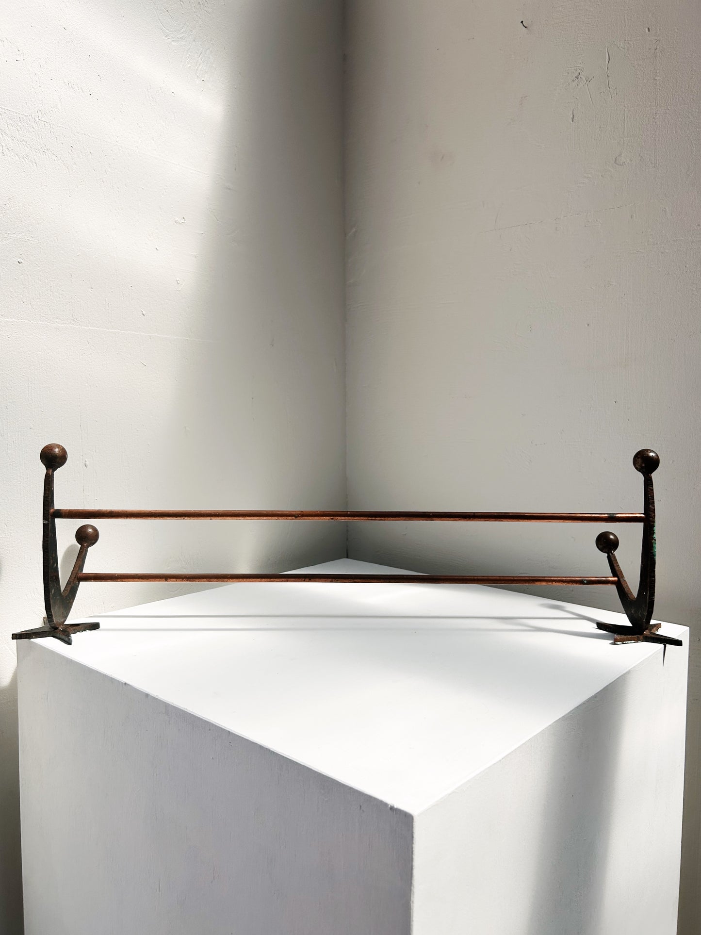 Atomic Era Copper Rack