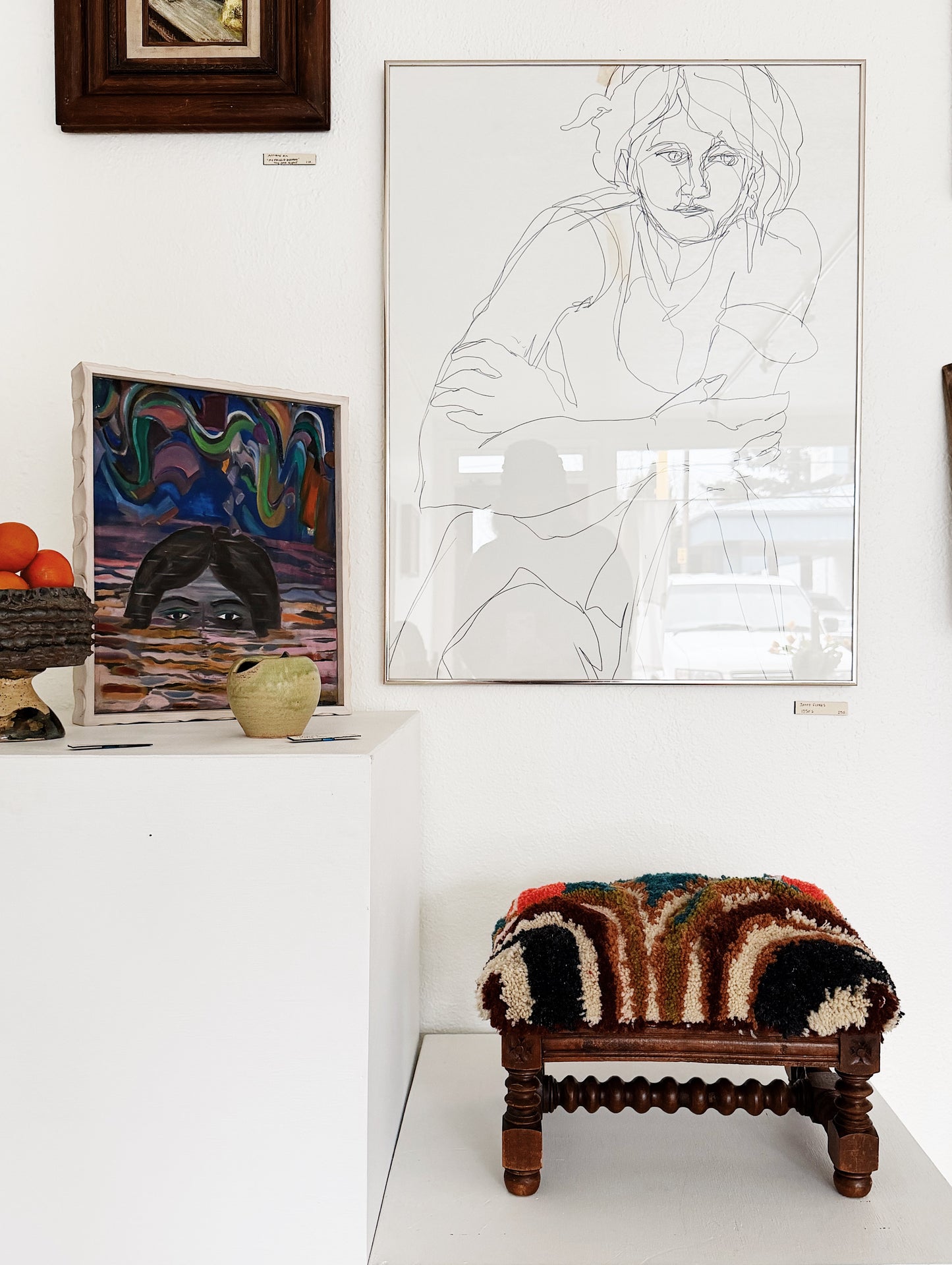 Tufted Eastlake Stool