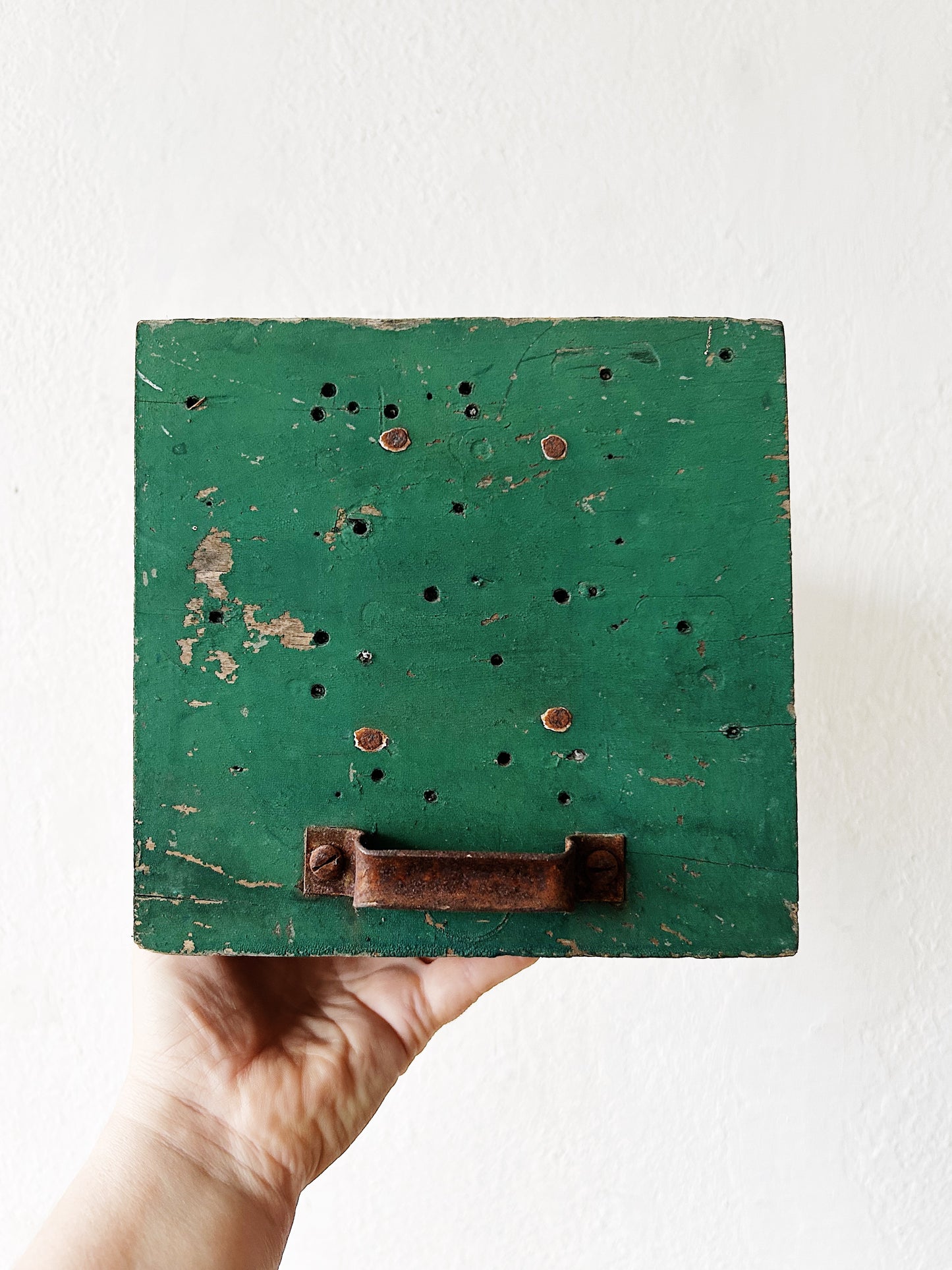 Vintage Industrial Wood Drawer