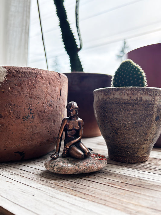 Vintage Danish Bronze Sculpture