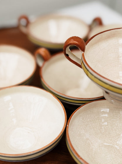 Set 4 Vintage Japanese Cups