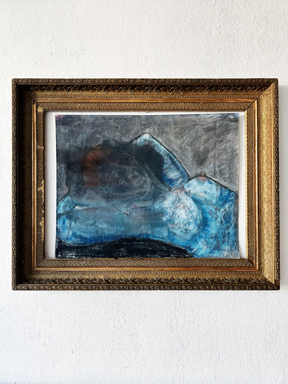 Large Antique Gesso Frame