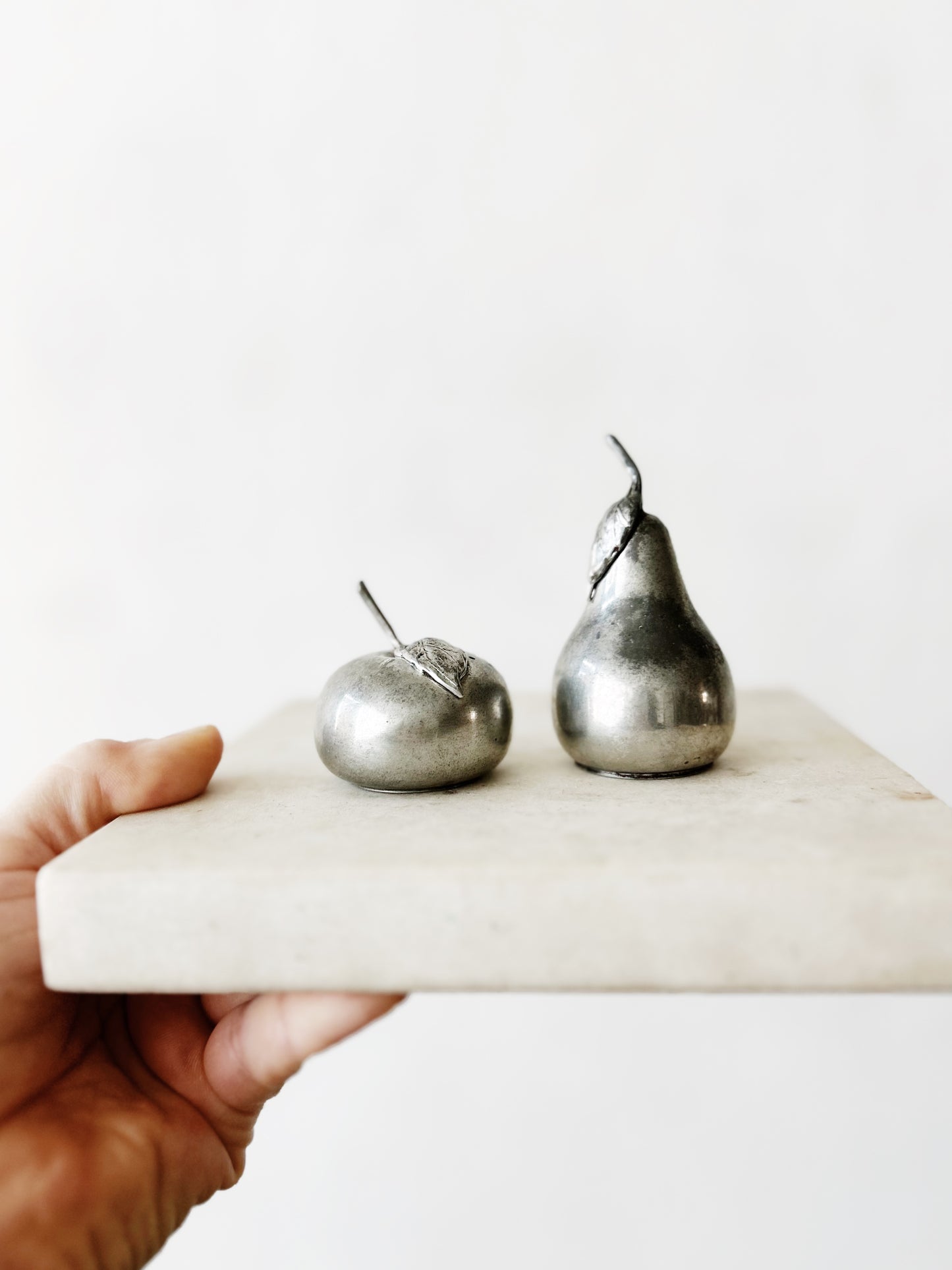 Antique Pewter Shaker Set