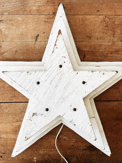 Vintage Illuminated Sign Remnant