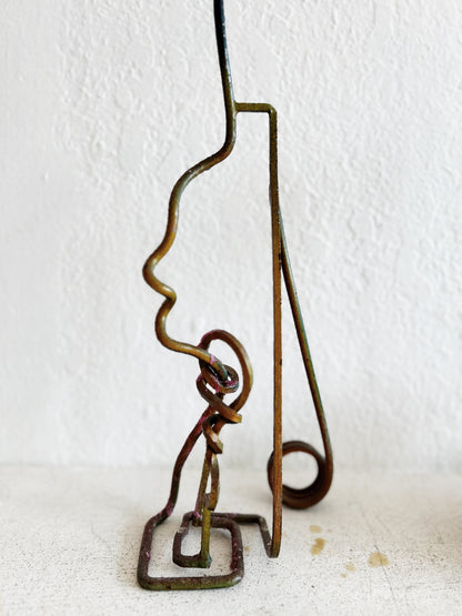 Vintage Handwrought Candlestick