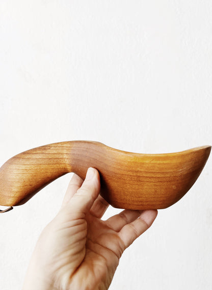 Vintage Hand Carved Scoop