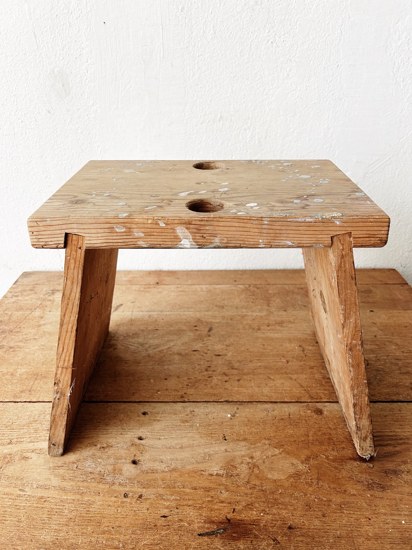 Primitive Wood Stool