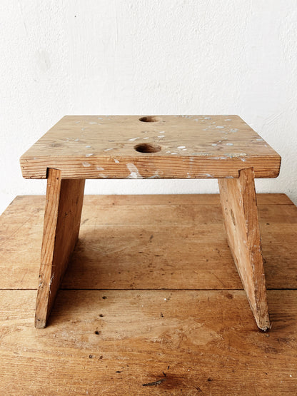 Primitive Wood Stool