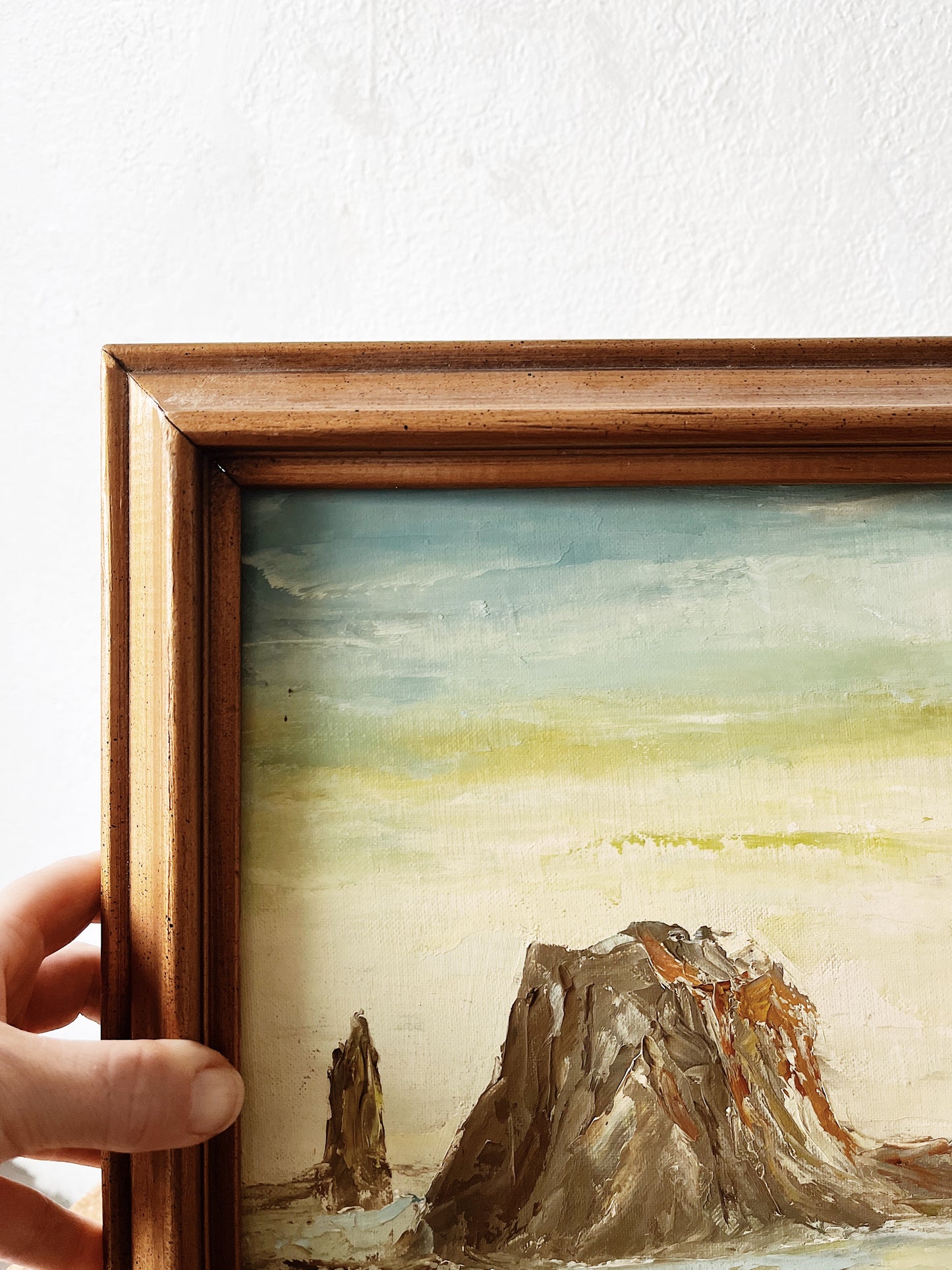 Mid Century Seascape Painting