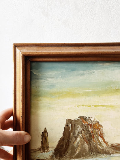 Mid Century Seascape Painting