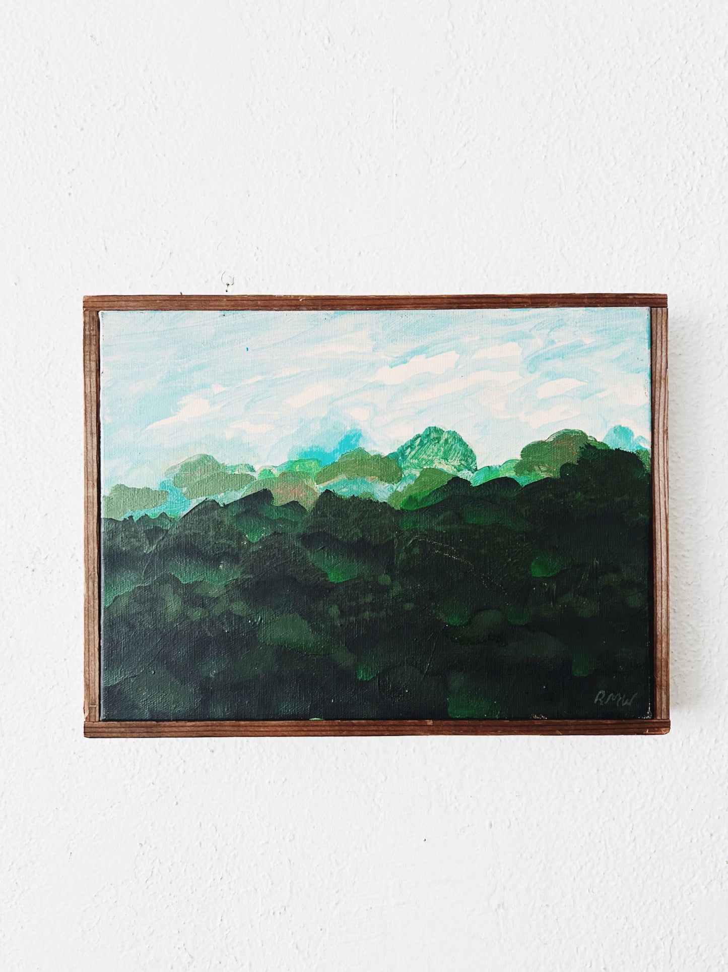 Framed Original Signed Landscape Painting