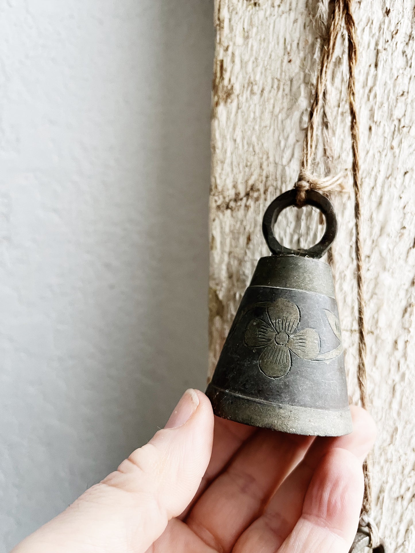 Antique Brass Temple Bells