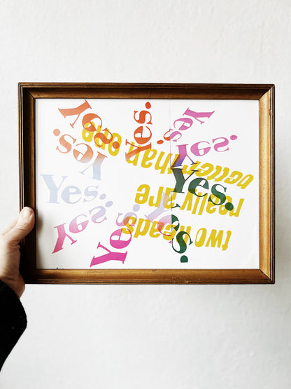 1968 Framed Corita Kent Poster