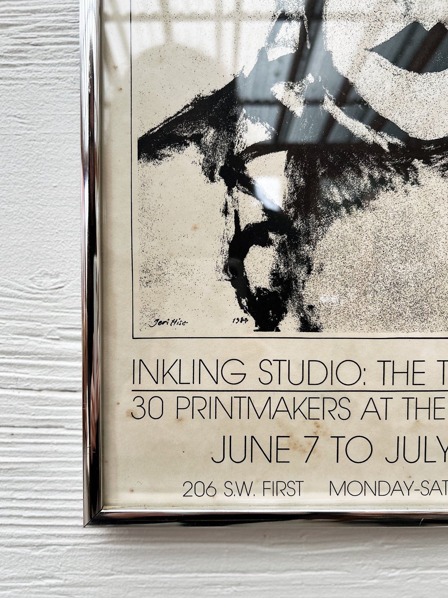 Vintage Print Exhibit Poster