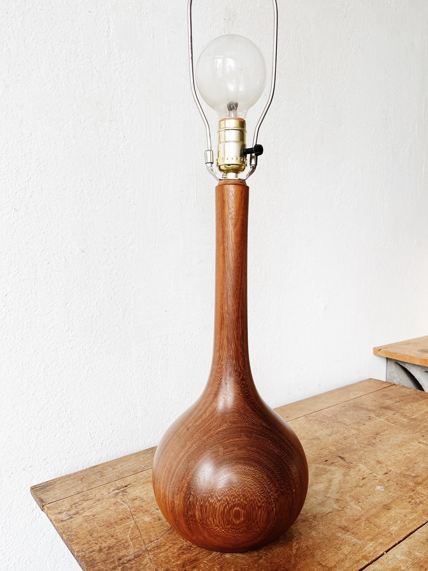 Mid Century Danish Teak Lamp