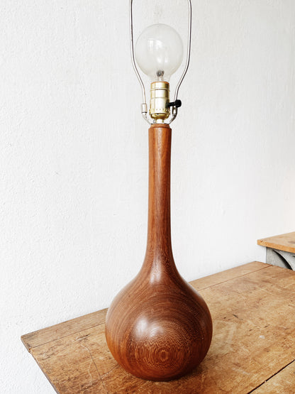 Mid Century Danish Teak Lamp