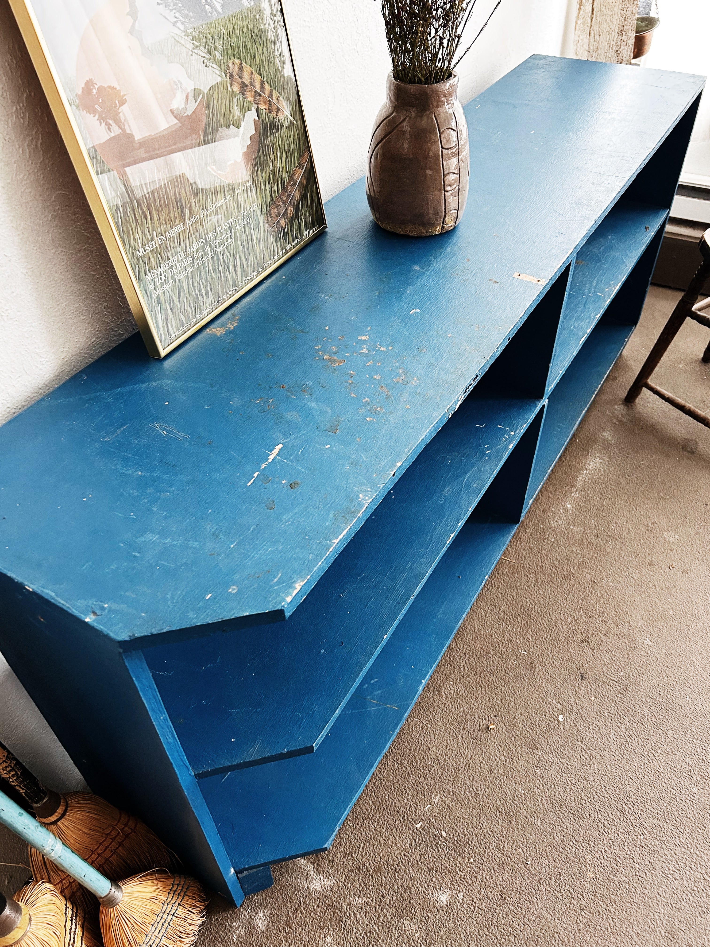 Vintage Large Wood Shelf - Thumbnail 2