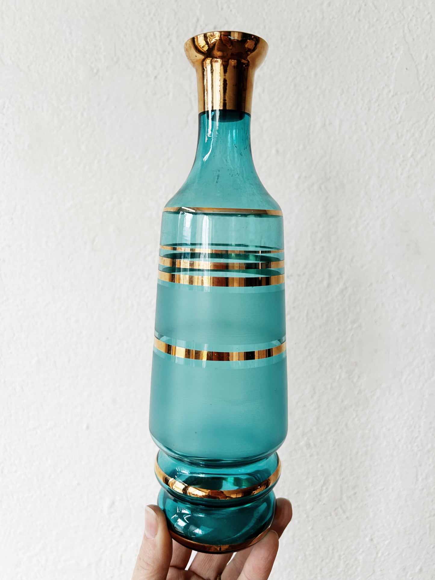 Vintage Bohemian Czech  Decanter