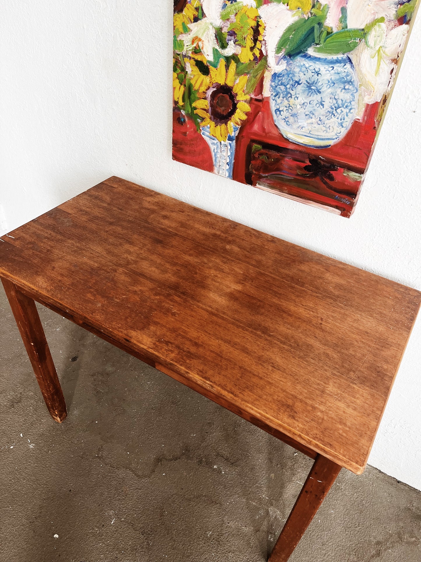 Simple Vintage Writing Desk