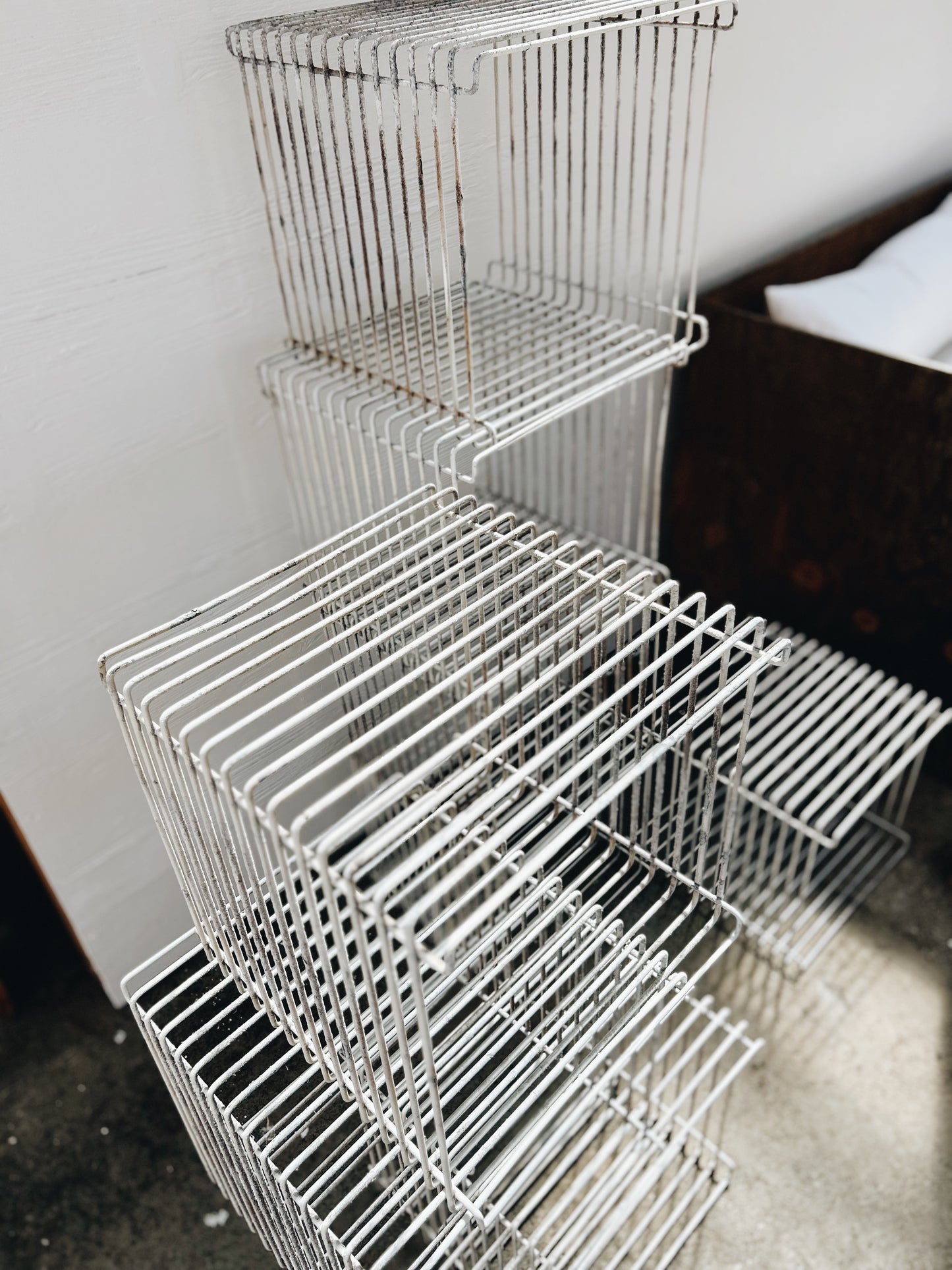 Vintage Modular Wire Shelves